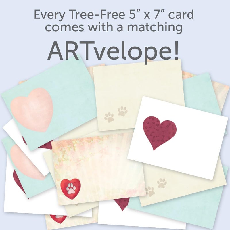 Tree-Free Greetings Forever Friends Pet Sympathy Card Assortment, 5 x 7 Inches, 8 Cards and Envelopes per Set (GA31528) - Image 3